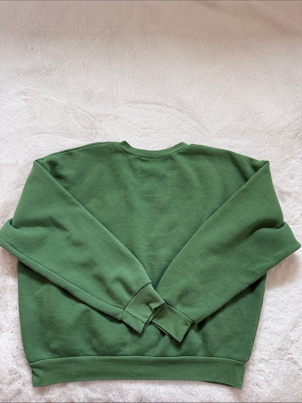 Aviator Nation Green Sweatshirt with Red Heart and Yellow Accent - Picture 6 of 6